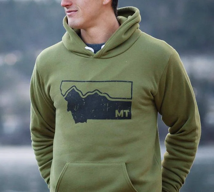 Montana Mountains Hoodie (unisex)