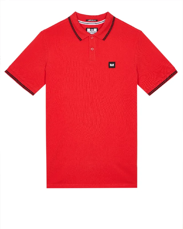Epic Value Farina Polo Shirt Cayenne Red/Black