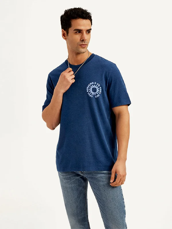 Weekend Offers That Shine Men's Typographic Print Crew Neck T-Shirt