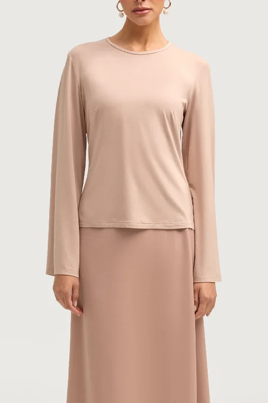 Reduced Price Discount Days Niya Jersey Top - Mink