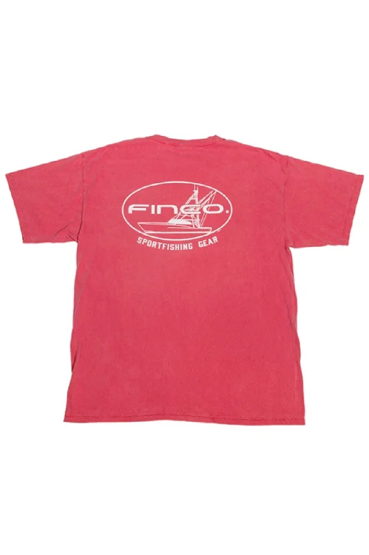 Flash Sale Outrigger Short Sleeve Dockside Cotton in Crimson