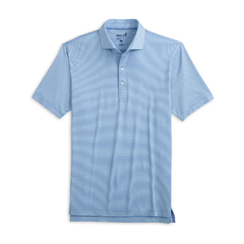 Great Bargains Johnnie-O Lyndon Prep-Formance Pinestripe Polo Shirt - Galaxy