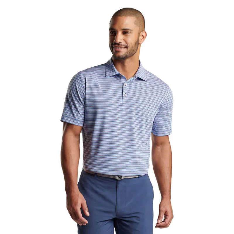 Can't Miss Peter Millar Fairmont Performance Jersey Polo Shirt - Sport Navy