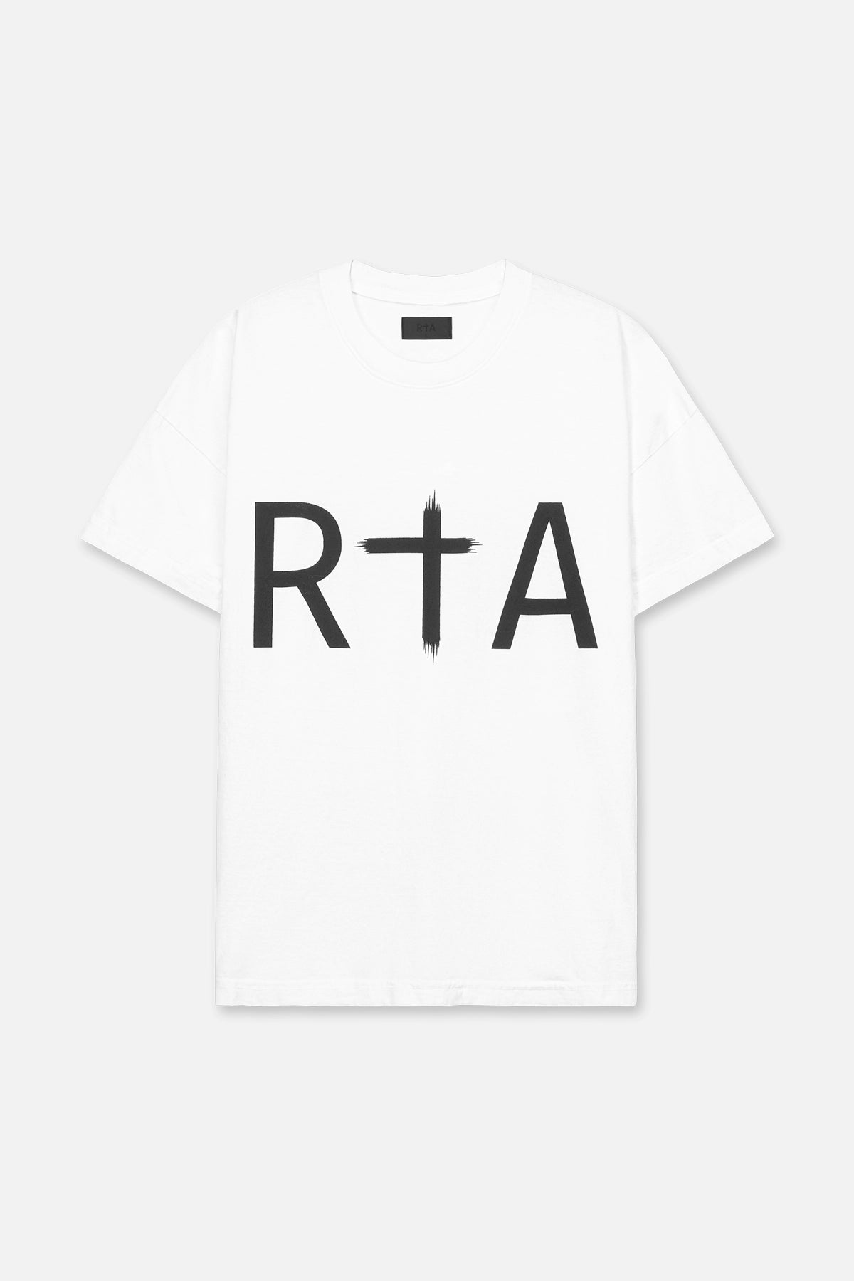 LIAM SHORT SLEEVE TEE | WHITE FRONT LOGO