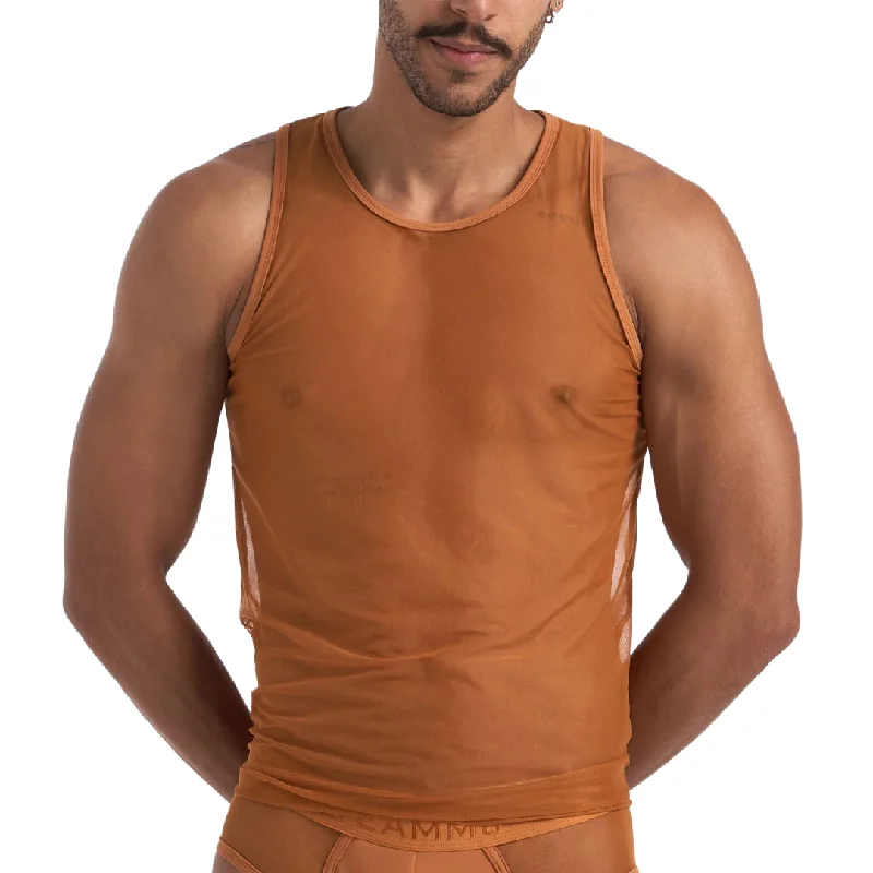 Exclusive Deal Teamm8 Score Sheer tank mesh sudan sugar