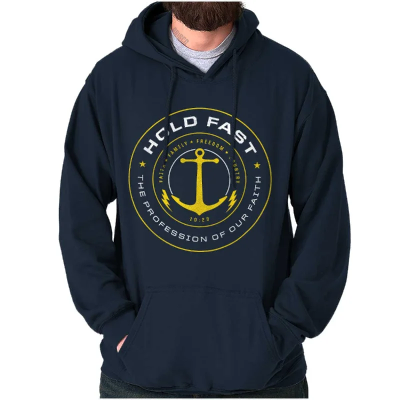 Final Sale Hold Fast to Faith Hoodie