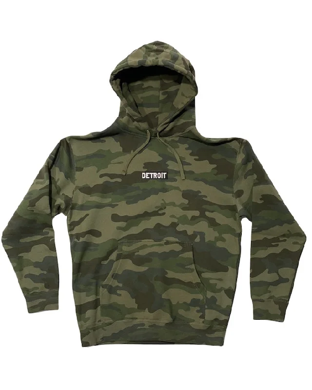 Final Markdown Ink Detroit Premium Heavyweight Hoodie - Camouflage