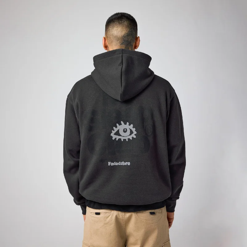 Can't Miss No Sleep Club Hoodie | Dark Grey Reflective