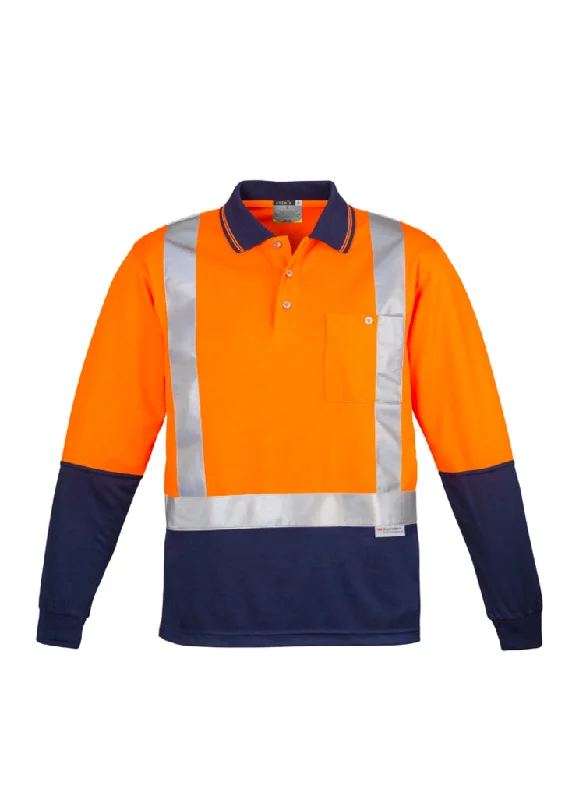 SYZMIK ZH234 Hi Vis Shoulder Taped Spliced L/S Polo