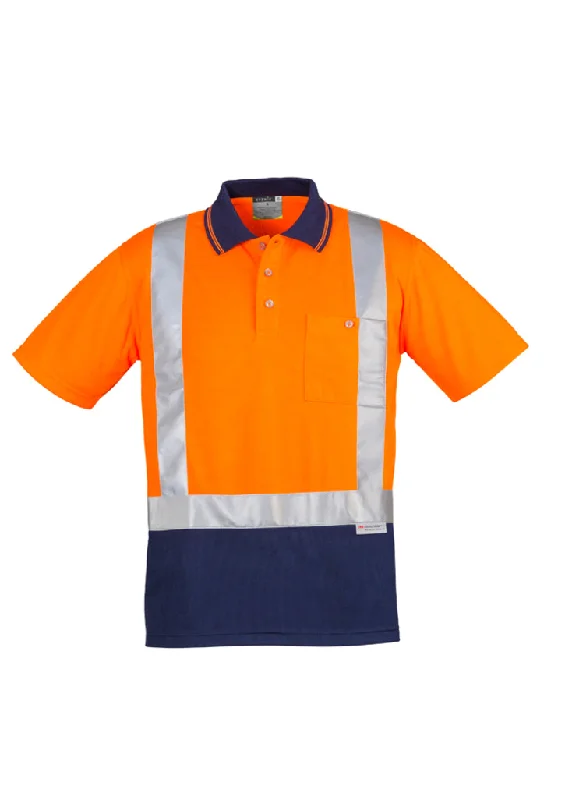 SYZMIK ZH233 Hi Vis Shoulder Taped Spliced Polo