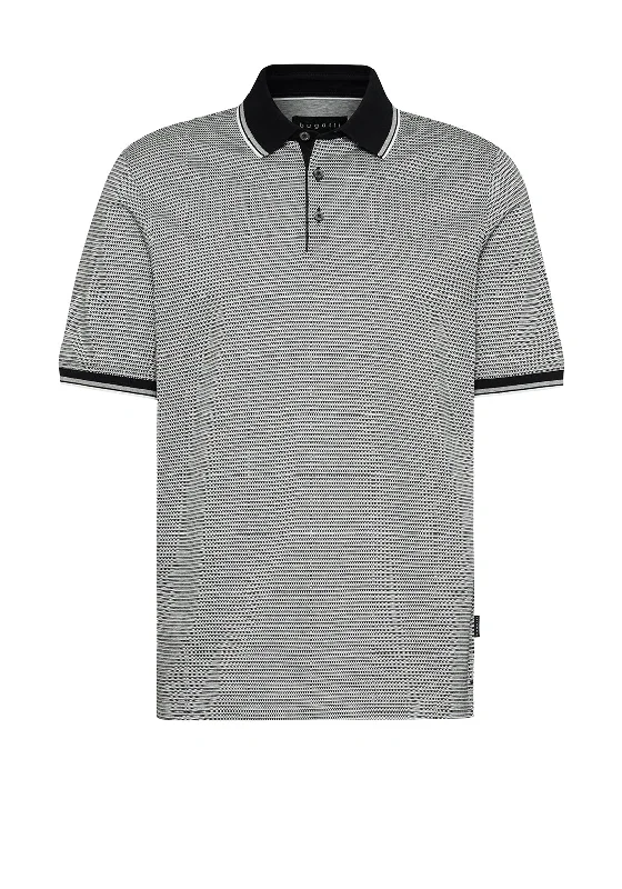 Doorbuster Deal Bugatti Printed Polo Shirt, Grey