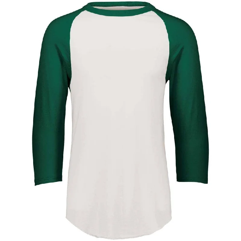 Special Price 3-4 Sleeve Retro 2.0 Baseball Jersey White-Forest