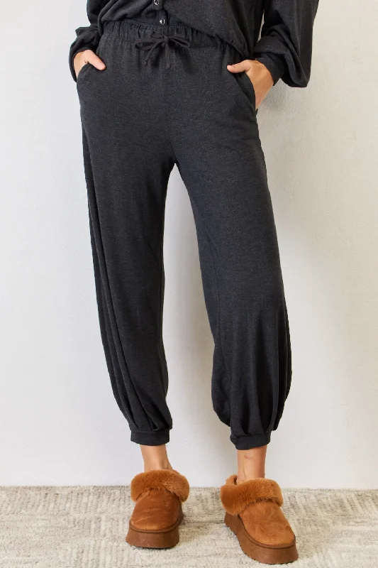 Weekend Discounts to Savor RISEN Ultra Soft High Waist Drawstring Lounge Joggers