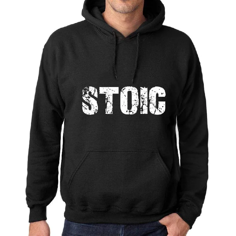 Now or Never Men's Women's Unisex Printed Graphic Cotton Hoodie Soft Heavyweight Hooded Sweatshirt Pullover Popular Words STOIC Deep Black Now or Never Men's Women's Unisex Printed Graphic Cotton Hoodie Soft Heavyweight Hooded Sweatshirt Pullover Popular Words STOIC Deep Black