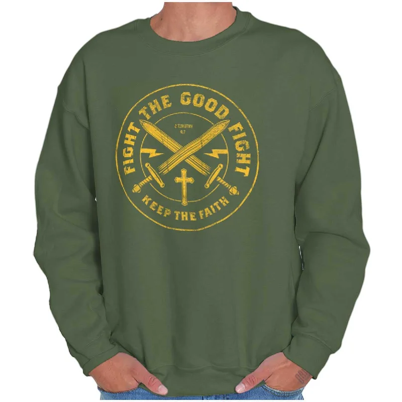 Limited Availability the Good Fight Crewneck Sweatshirt