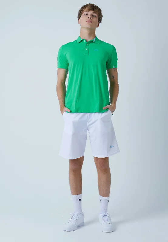 Tennis Poloshirt Herren & Jungen, grün