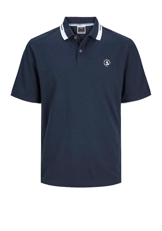 Deal of the Day Jack & Jones Logo Polo Shirt, Navy Blazer