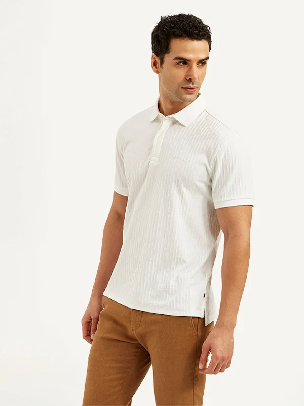 Weekend Deals That Spark Men's Textured Slim Fit Polo T-Shirt