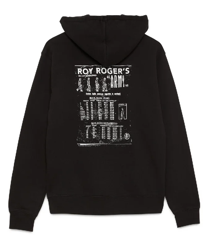Massive Savings Roy Roger's X Dave's New York Collab "Army" Hooded Sweatshirt - Black Massive Savings Roy Roger's X Dave's New York Collab "Army" Hooded Sweatshirt - Black