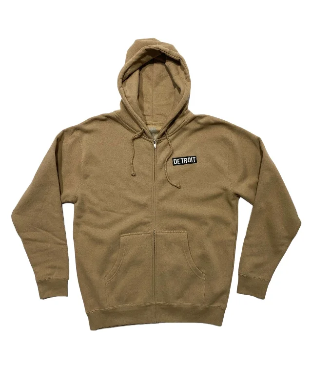 Weekend Savings Spectacle Ink Detroit Full Zip Premium Heavyweight Hoodie - Sandstone Weekend Savings Spectacle Ink Detroit Full Zip Premium Heavyweight Hoodie - Sandstone
