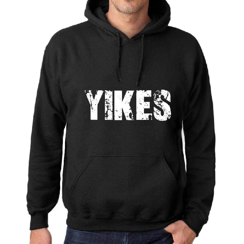 Super Deal Men's Women's Unisex Printed Graphic Cotton Hoodie Soft Heavyweight Hooded Sweatshirt Pullover Popular Words YIKES Deep Black Super Deal Men's Women's Unisex Printed Graphic Cotton Hoodie Soft Heavyweight Hooded Sweatshirt Pullover Popular Words YIKES Deep Black