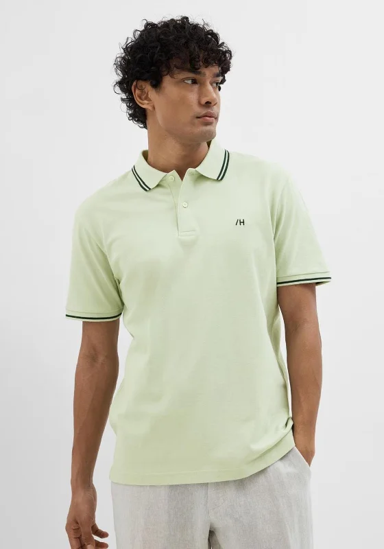 Act Now Selected Homme Dante Sports Polo Shirt, Bok Choy