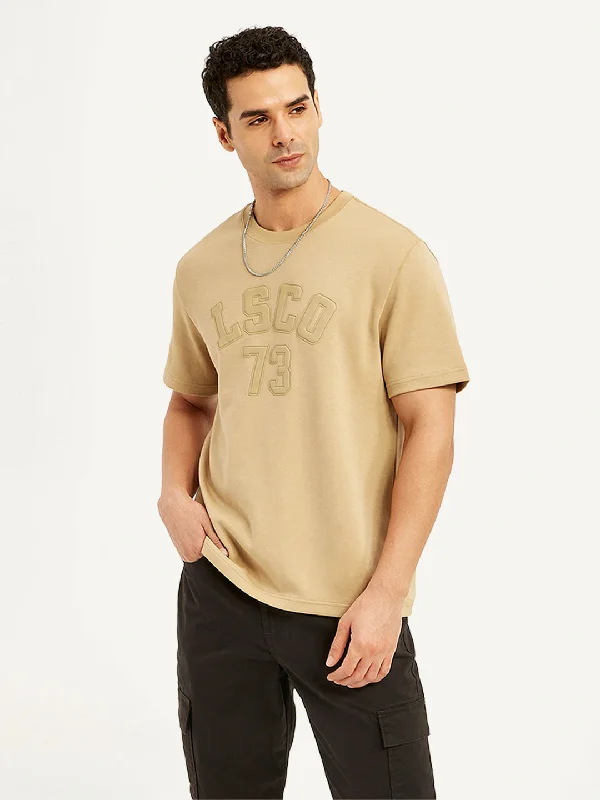 Weekend Offers That Shine Men's Typographic Print Crew Neck T-Shirt