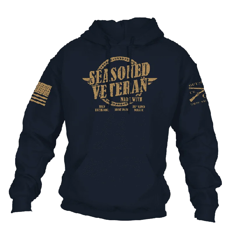 Lowest Price Seasoned Veteran Hoodie - Navy