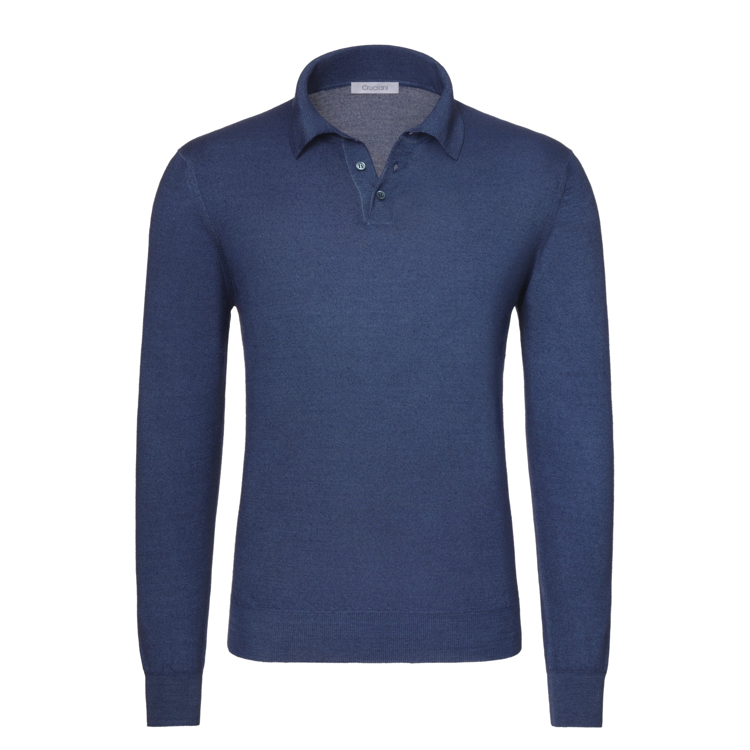 Weekend Steals Await Cashmere and Silk Sweater Polo Shirt in Royal Blue