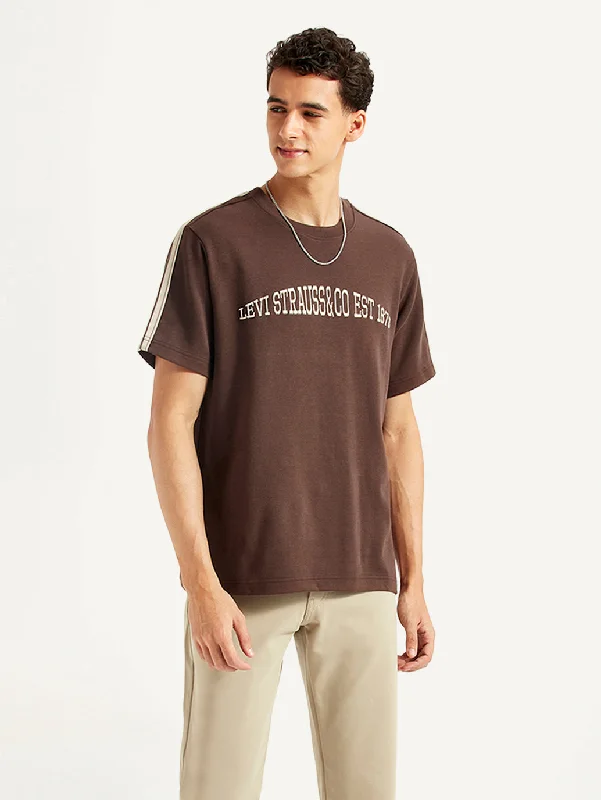 Unbeatable Prices Men's Typographic Crew Neck T-shirt