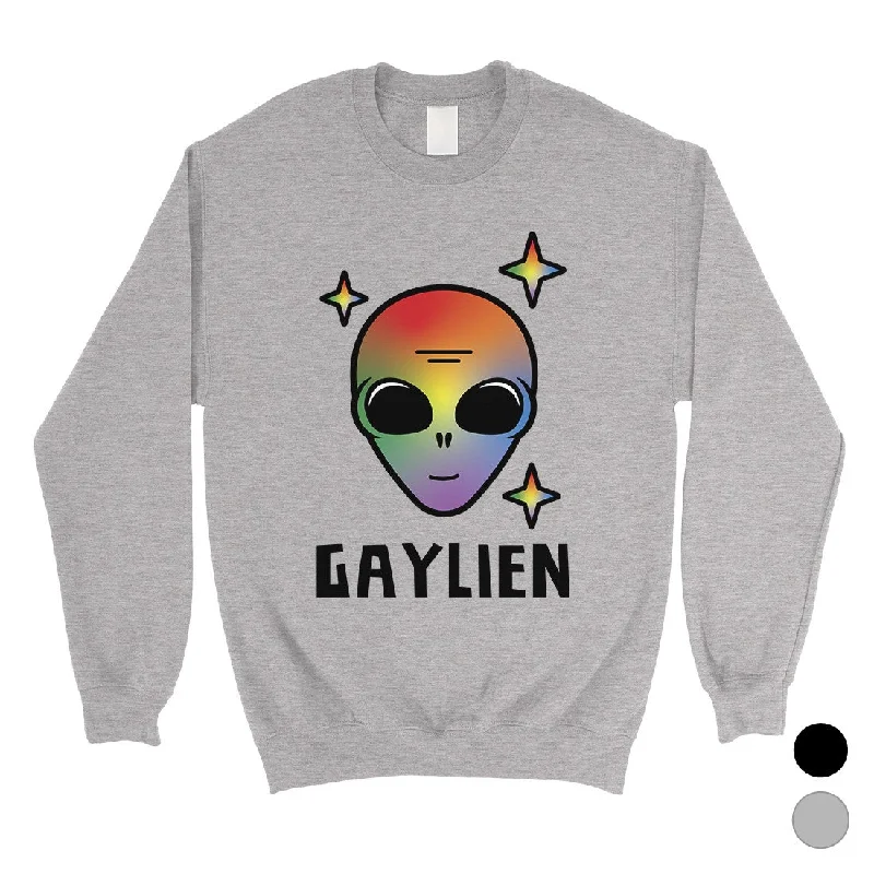 LGBT Gaylien Rainbow Alien Unisex SweaShirt