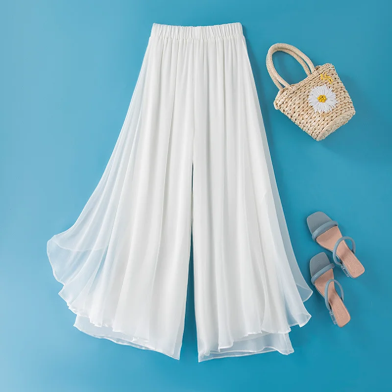 Stock Up Wide Leg Silk Pant