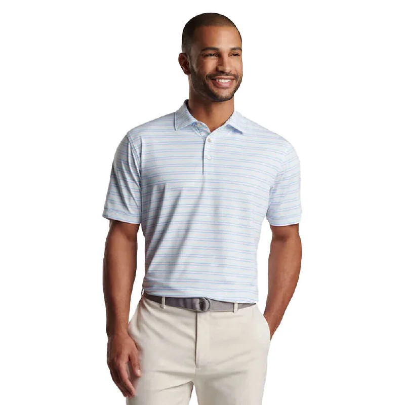 Lowest Price Peter Millar Clifton Performance Jersey Polo Shirt - Seaglass