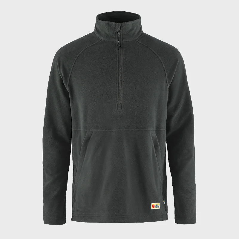 Fjallraven Mens Vardag Lite Fleece Sweater - Dark Grey