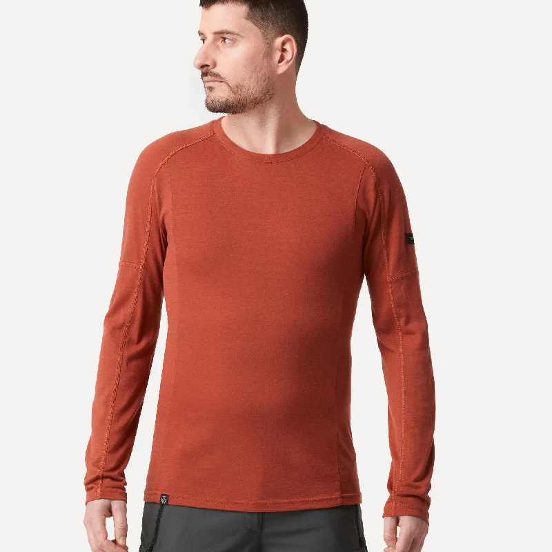 Reduced Price Forclaz Men's MT500 Merino Wool Long-sleeve Shirt