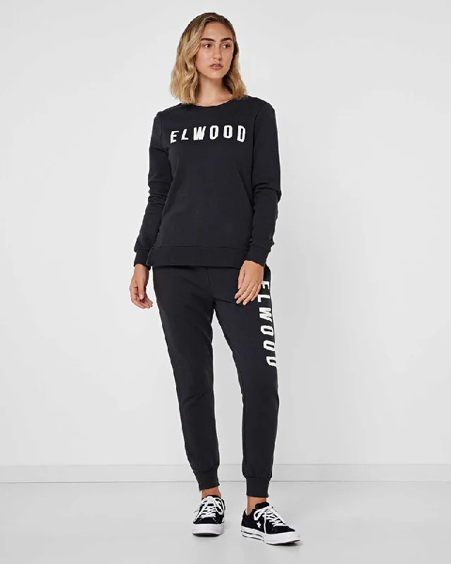 Online Exclusive Elwood Huff N Puff Track Pants Vintage Black