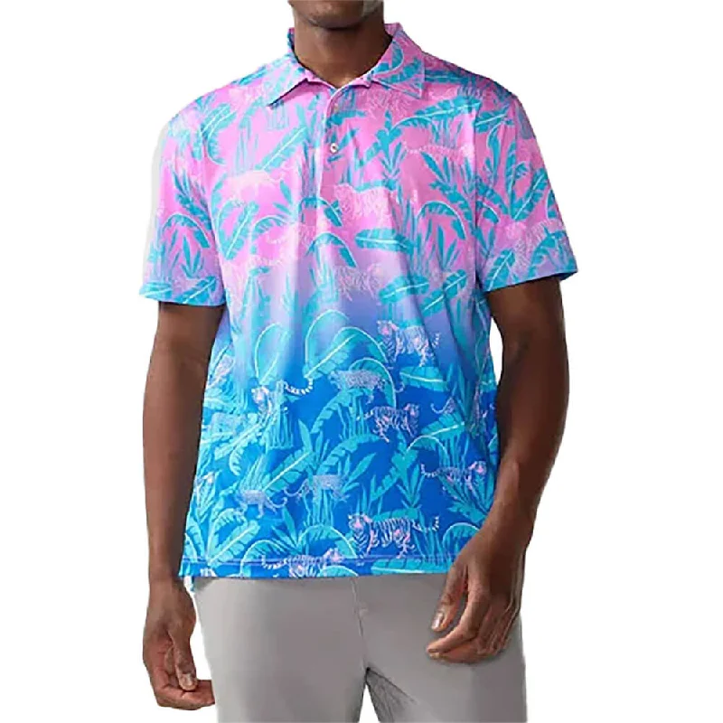 Half Price Chubbies The Hydrofoil Performance Polo Shirt - Bright Pink