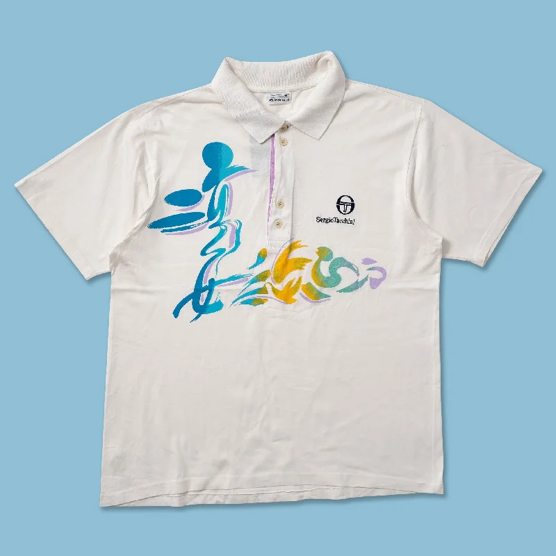 Midnight Sale Vintage Sergio Tacchini Tennis Polo Medium