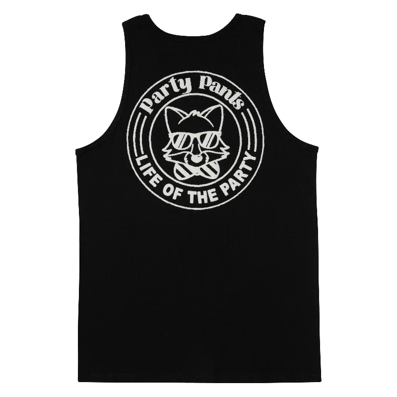 Special Discount Life of the Party Black Tank Top