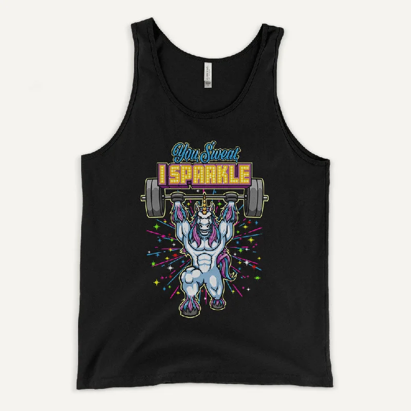 Hurry In You Sweat I Sparkle Men’s Tank Top
