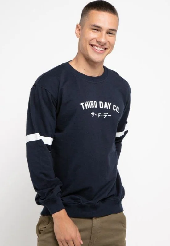 Third Day MO188 sweater casual pria tdco navy