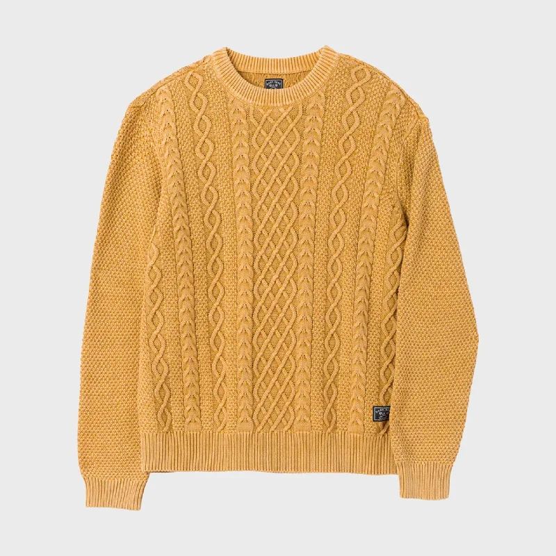 Dark Seas Big Sur Mens Sweater - Tobacco