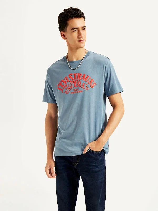 Stock Clearance Men's Graphic Print Slim Fit T-shirt