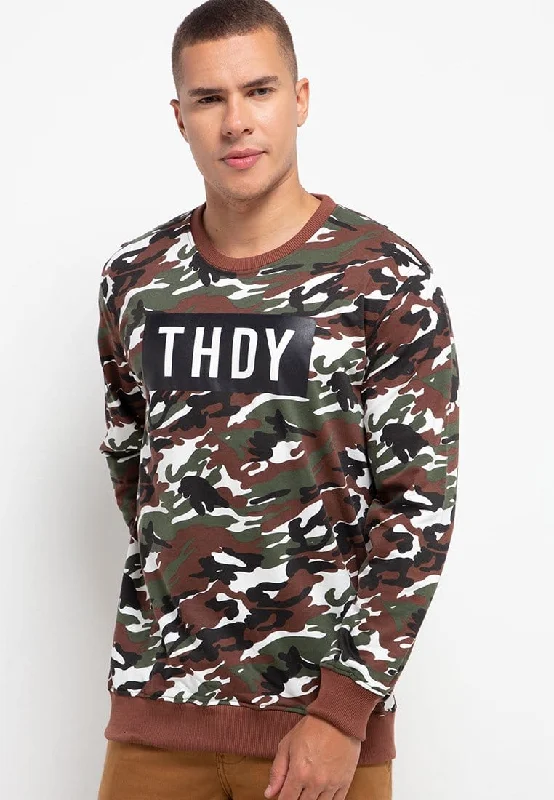 Third Day MO145F sweater THDY kith camo gr-wh