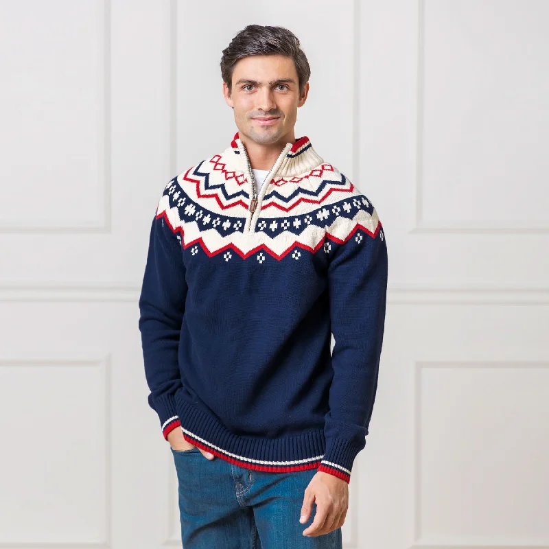 Nordic Half Zip Sweater