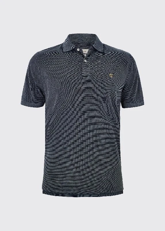Savings Galore Mullaghmore Striped Polo - Steel