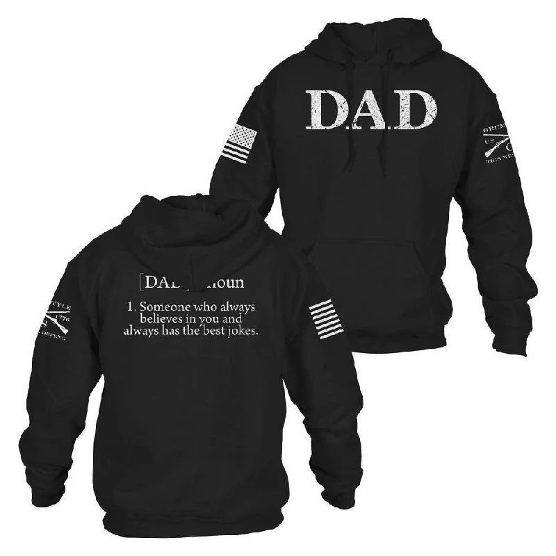 Weekend Discounts to Love Dad Defined Hoodie - Black