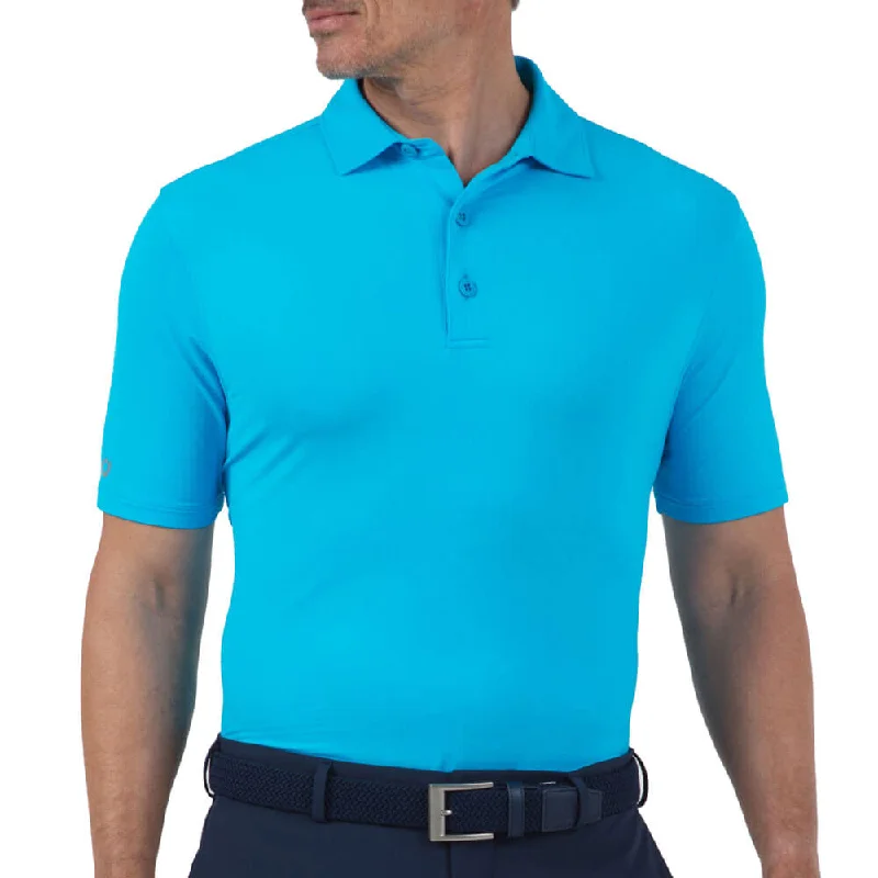 Markdowns IBKUL Mens Solid Polo Shirt - Turquoise