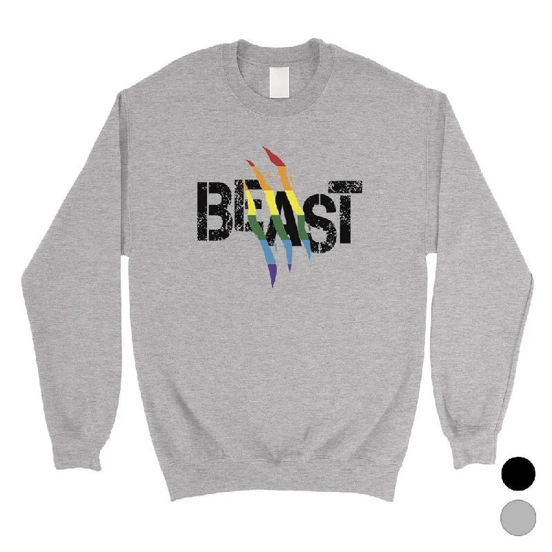 LGBT Beast Rainbow Scratch Unisex SweaShirt