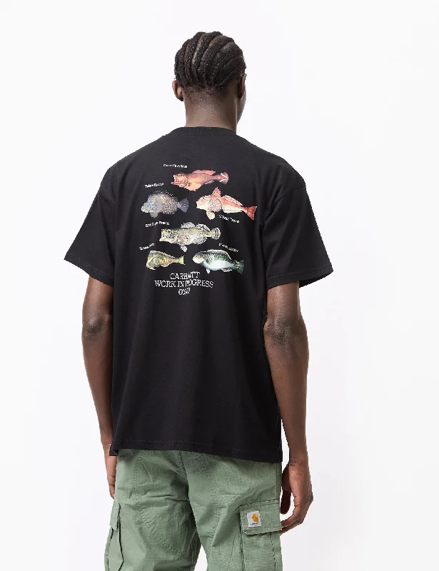 Weekend Bargains Galore Carhartt-WIP Fish T-Shirt (Loose) - Black